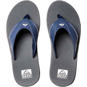 2024 Reef Herren Fanning Flip Flops Ci6534 - Navy / Schatten